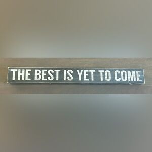 Wooden Shelf Sitting Sign